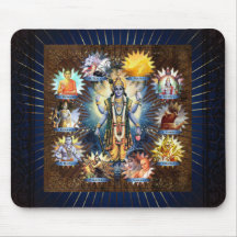 The Ten Avatars Of Vishnu - Mousepad