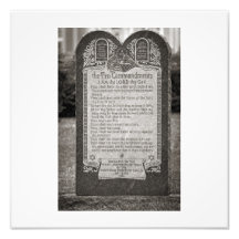 The Ten Commandments Photo Art