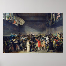 The Tennis Court Oath, 20th June 1789, 1791 Print