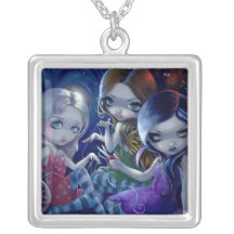 The Three Fates NECKLACE gothic fairy goddess