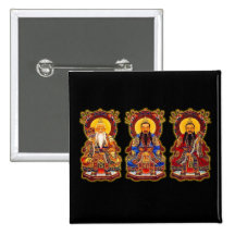 The Three Pure Ones Pinback Buttons