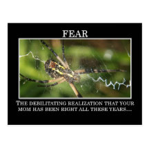 The True Meaning of Fear Postcards