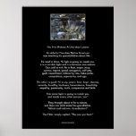 The TWO WOLVES CHEROKEE TALE Art Poster