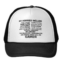 The Ultimate Gamer's Creed (White) Hats