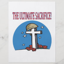 The Ultimate Sacrifice Personalized Flyer