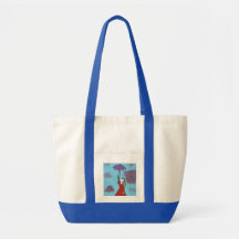 The Umbrella Girl Tote Bag