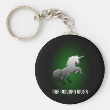 The Unicorn Rider key fob Keychain