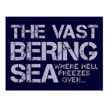 THE VAST BERING SEA... POSTCARDS