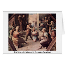The Victims Of Seleucus By Domenico Beccafumi Greeting Cards