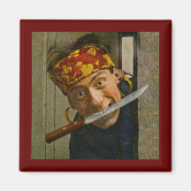 The Villian Vintage Stereoview Fridge Magnets