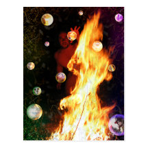 The Visionary Tarot Card Art Post Card