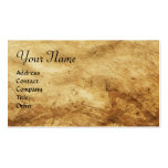 THE VITRUVIAN MAN , Antique Brown Parchment Business Cards
