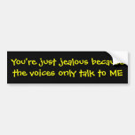 The voices bumper stickers