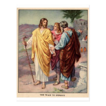 The walk to emmaus postcard