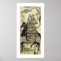 The Warrior Hero (white) Posters