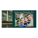 The Washington Monument Photocard Custom Photo Card