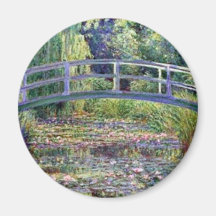 The Water Lily Pond by Claude Monet Magnet