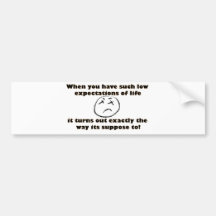 The way life is bumper sticker