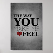 the way you make me feel posters