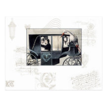 The Wedding Carriage Postcard