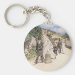 The Wedding March by Theodore Robinson, Newlyweds Key Chain