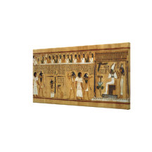 The Weighing of the Heart against Maat's Feather Canvas Prints