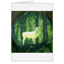 The White Hart Greeting Card