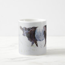 The White Stripe Coffee Mugs