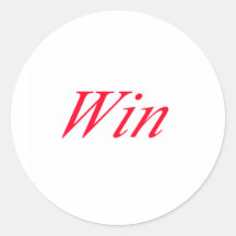 The Win Product! Stickers