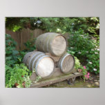 The Wine Barrels in Northern California Posters