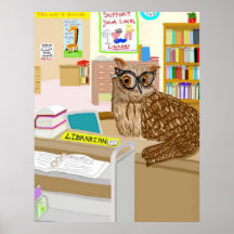 The Wise Librarian Posters