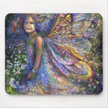 The Wood Fairy Mouse Pad