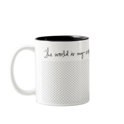 The World is My Craft Room Mug by starofmay