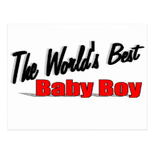The World's Best Baby Boy Post Card