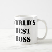 The World's Best Boss Mugs