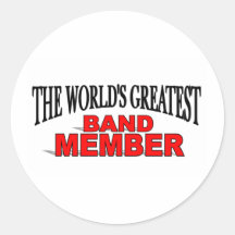 The World's Greatest Band Member Stickers