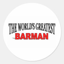 The World's Greatest Barman Stickers