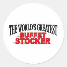 The World's Greatest Buffet Stocker Sticker