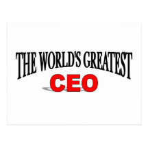 The World's Greatest CEO Postcards