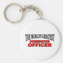 The World's Greatest Conservation Officer Keychain