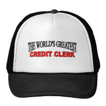 The World's Greatest Credit Clerk Mesh Hats