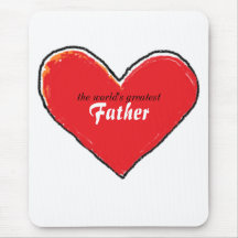 the world's greatest father mousepad