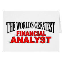 The World's Greatest Financial Analyst Greeting Cards