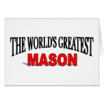 The World's Greatest Mason Greeting Card