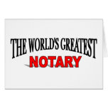 The World's Greatest Notary Greeting Cards