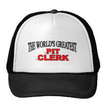 The World's Greatest Pit Clerk Mesh Hats