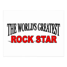 The World's Greatest Rock Star Post Cards