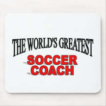 The World's Greatest Soccer Coach Mouse Mat