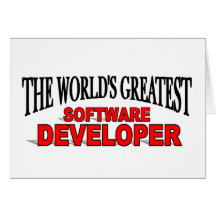 The World's Greatest Software Developer Greeting Card