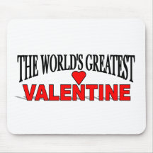 The World's Greatest Valentine Mousemat